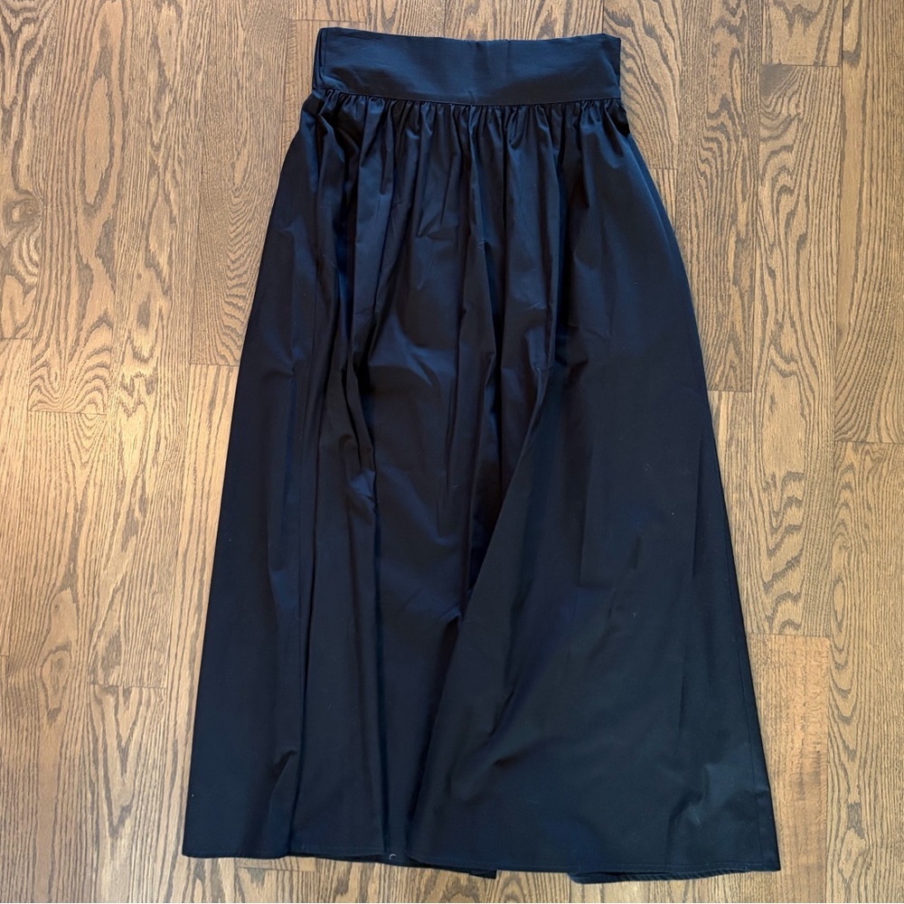 MARCELLA Black Flowy Maxi Skirt with Wide Elastic Waistband - Picture 6 of 8